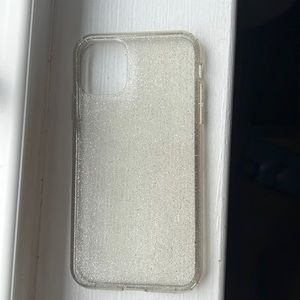 clear sparkly iphone 11 phone case